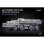 MAZ 543/MAZ-7310 V-203 Ordinary wheel set - 1/35
