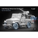 FJ43 pickup Ordinary Wheel Set - 1/35