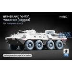 BTR-80 APC KI-113 Sagged wheel set - 1/72
