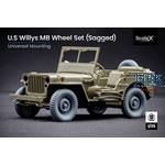 U.S. Willys MB Sagged wheel set - 1/35