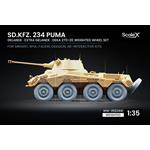 Sd.Kfz. 234 Puma Mixed Wheels Set 1 (Weighted)