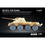 Sd.Kfz. 234 Puma Mixed Wheels Set 2 (Weighted)
