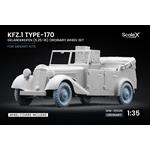 Kfz.1 Type-170 VK Gelände Ordinary wheel set- 1/35