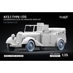 Kfz.1 Type-170 VK Gelände Weighted wheel set- 1/35