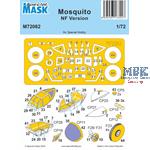 Mosquito PR & Bomber Version Canopy Mask 1/72