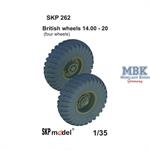 British wheels 14.00 - 20