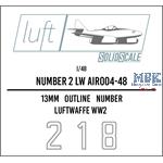 Numbers 2 Luftwaffe 1/48