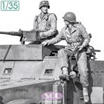 U.S.Army Crew & M2 cal.50 for M3A1 1:35