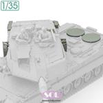 Detail-up mesh parts f. Leopard 2A7V (Tamiya) 1:35