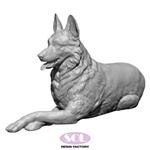German Shepherd lying down pose (1:16)