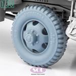 U.S 2.5t 6x6 Cargo Truck Wheel Tires Set (Tamiya)