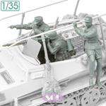 Sd.kfz.250/3 Crew & MG34 (1:35)