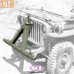 Tandem Hitch Tow Bar for WWII U.S. 1/4ton 4x4 1:16