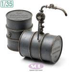WWII German 200L Fuel Drum 4x Set