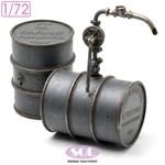 WWII German 200L Fuel Drum 10x Set (1:72)