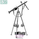 WWII German Anti-aircraft MG34 w/Gurttrommel (3D)