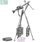 WWII German Anti-aircraft MG34 w/Patr.trommel (3D)