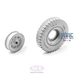 WWII Sd.kfz.251 Spare tire and Wheel rim (1:16)