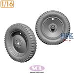 Weighted Front Wheels for Sd.Kfz. 250/1 (1:16)