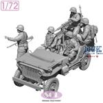 WWII U.S. ARMY Infantry and military police (1:72)