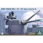 HMS HOOD Mk1 15" / 42 Gun Turret B  1:72