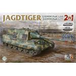 Jagdtiger 128mm PaK L66 / 88mm PaK L71 - 2-in-1
