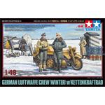Dt. Figuren Set Luftwaffe Winter + Kettenkrad