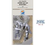US Navy 40mm Quad Bofors Gun Crew