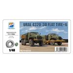 URAL 4320 3D Flat Tyres (4pcs)