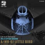 Helicopter Engine A/MH-6J Little Bird 3D-Print