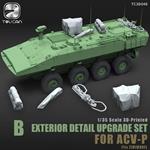 Exterior Detail Upgrade Set B for ACV-P 3D-Print