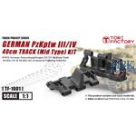 Pz.Kpfw. III/ IV 40cm Track (Mid Type) in 1:1