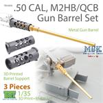 .50 CAL, M2HB/ QCB Gun Barrel Set (3 pieces)  1/35