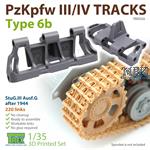 PzKpfw.III/ IV Tracks Type 6b   1/35