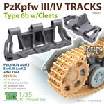 PzKpfw.III/ IV Tracks Type 6b w/ cleats  1/35