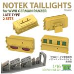 Notek Taillights Late Type for WWII German Panzer