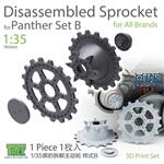 Panther Disassembled Sprocket Set B