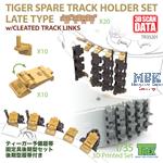 Spare Track Holder w/Track Links Tiger I Late
