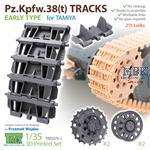 Pz.Kpfw.38(t) Tracks Early Type for TAMIYA 1/35