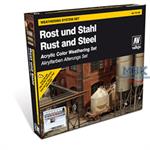 Vallejo Model Color: Rust & Steel Set