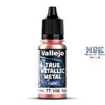 True Metallic Metal Light - Ruby Red