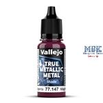True Metallic Metal Shade - Crimson Magenta