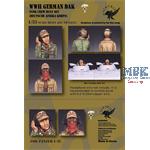 WWII German DAK Tank Crew Bust Set