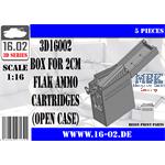 Box for 2cm Flak ammo cartridges (open case)