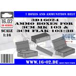 Ammo Boxes for 3cm MK 103 & 3cm Flak 103/38 (1:16)