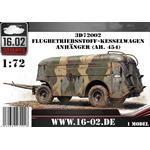 Flugbetriebsstoff-Kesselwagen Anhänger (1:72)