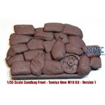 M10 Sandbag Front V1 (Tamiya new) #SB18