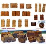 Wooden Crates Set #4