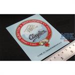 Full scale Clayton & Shuttleworth factory decal