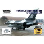 F-16C/D/E/F F110 Engine Nozzle set